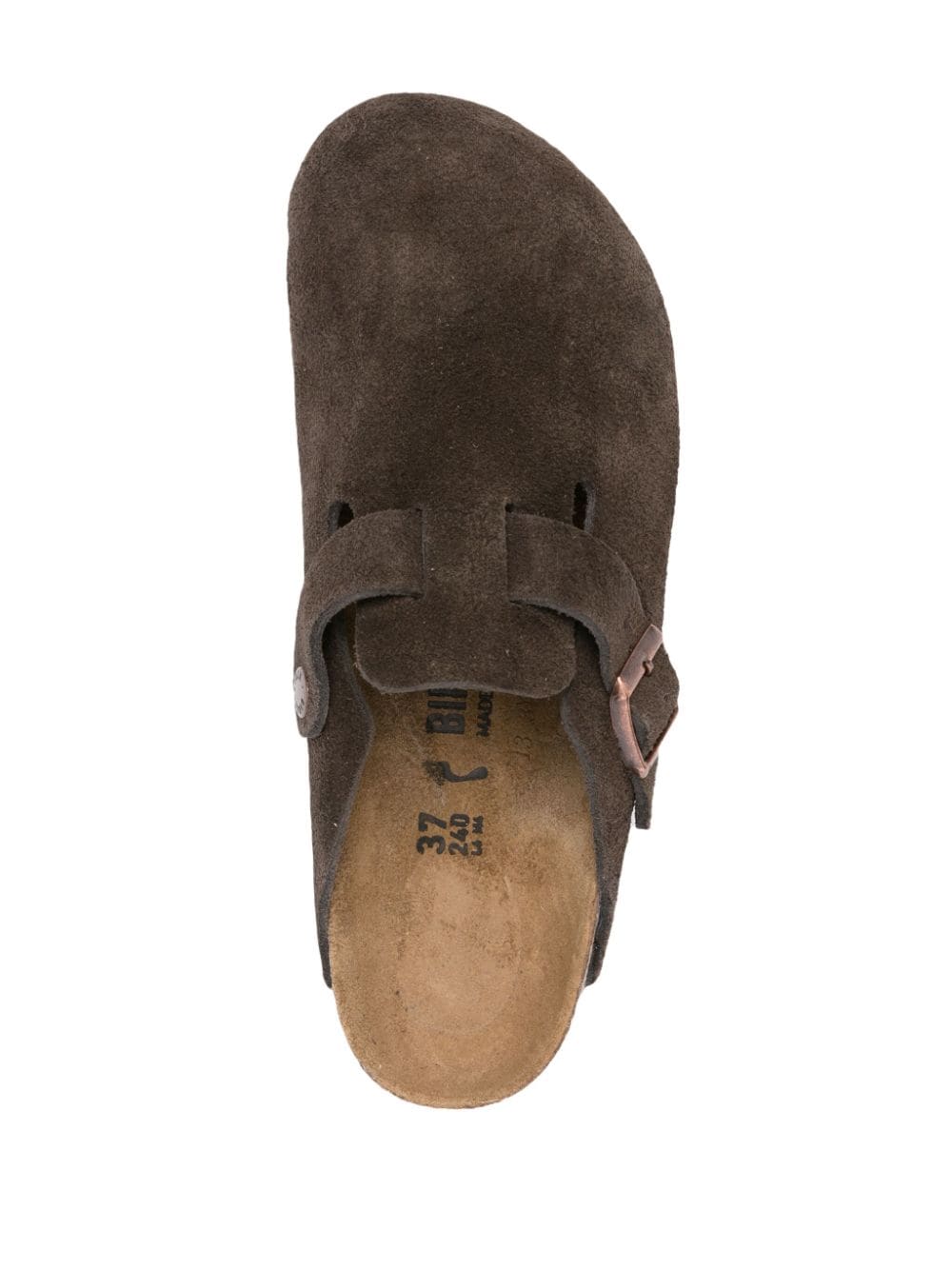 Boston suede leather slippers