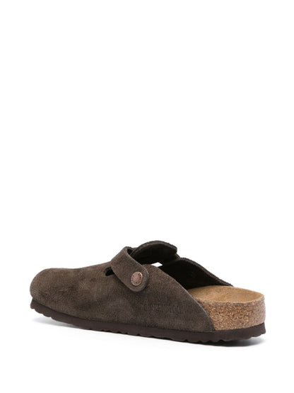 Boston suede leather slippers