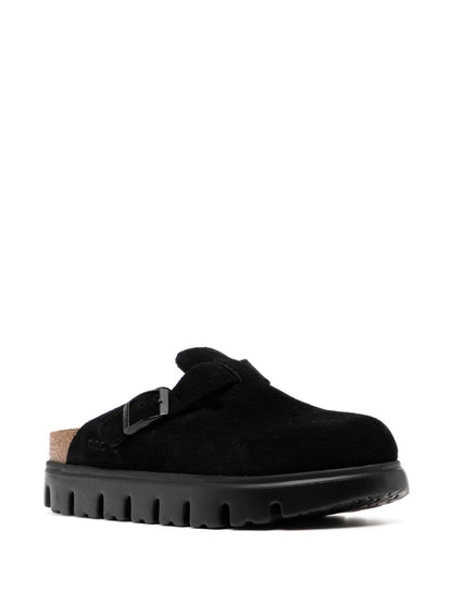 Boston chunky suede leather slippers