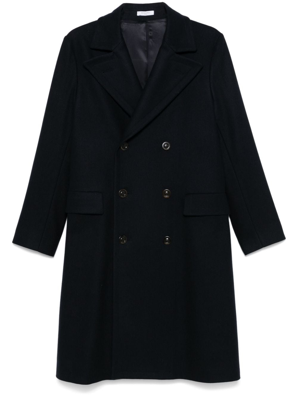 Wool and cahsmere double-breasted coat