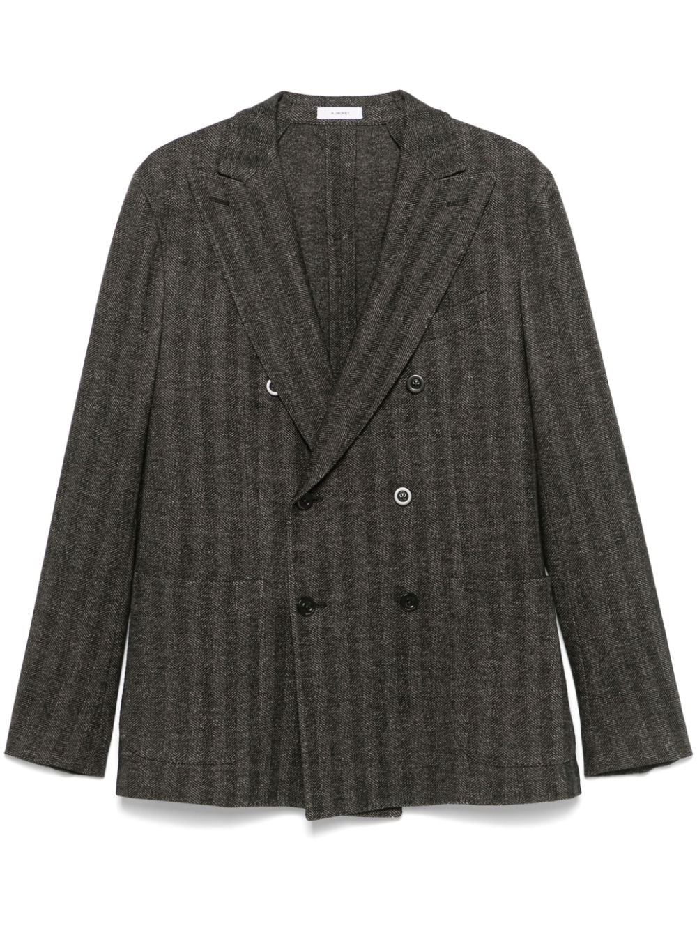 Wool double-breasted jacket