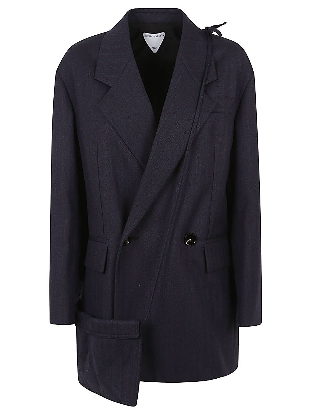 Belted wool jacket