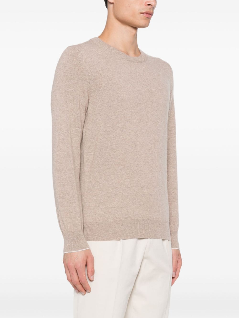 Cashmere crewneck sweater