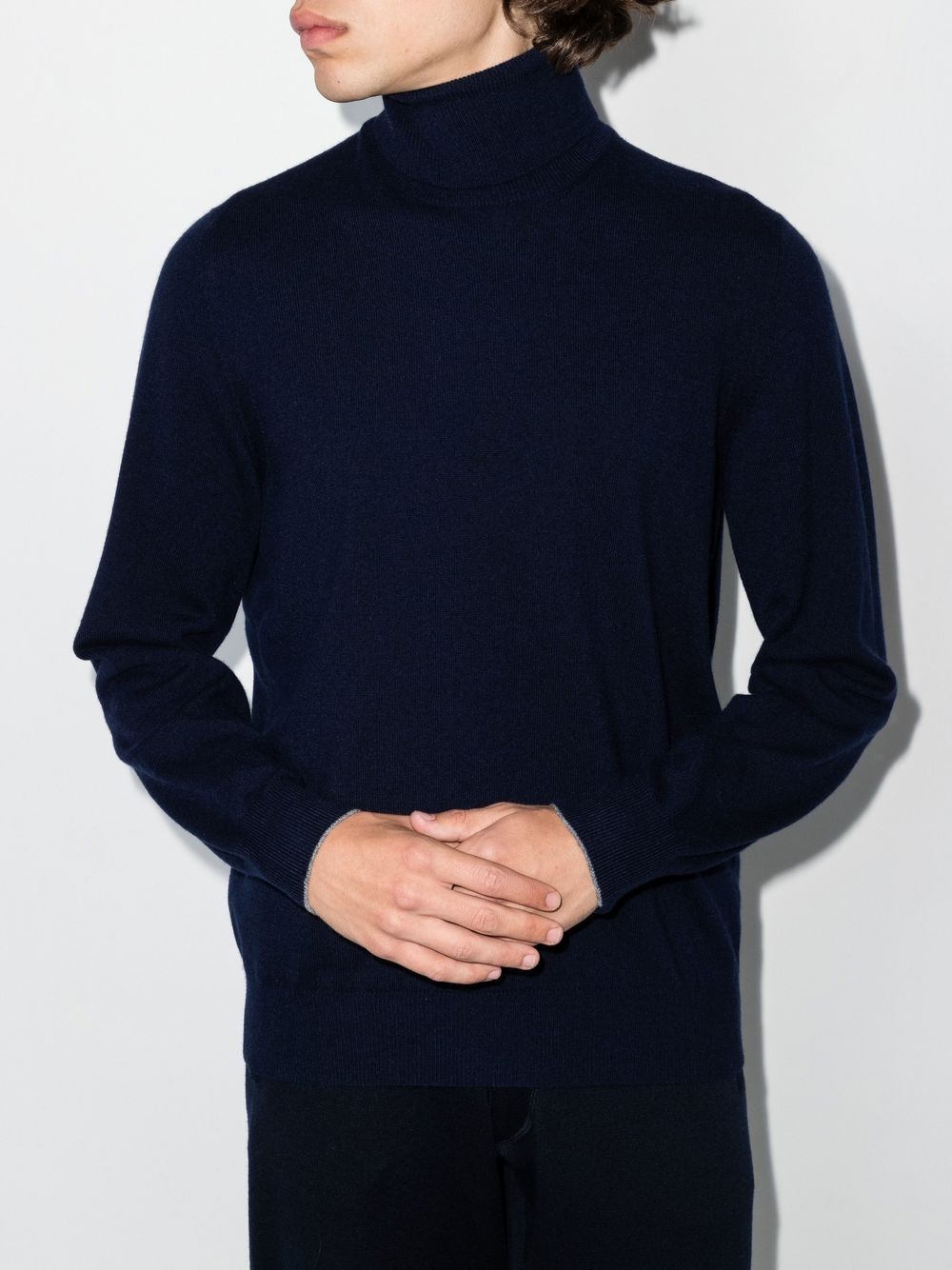 Cashmere turtle-neck sweater