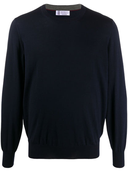 Wool crewneck sweater