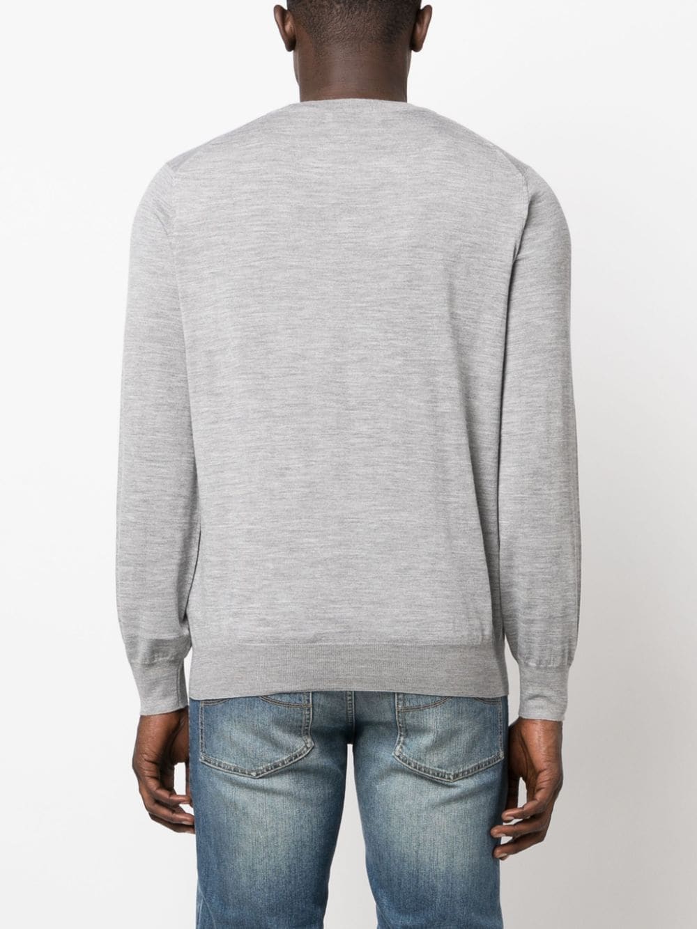 Wool crewneck sweater