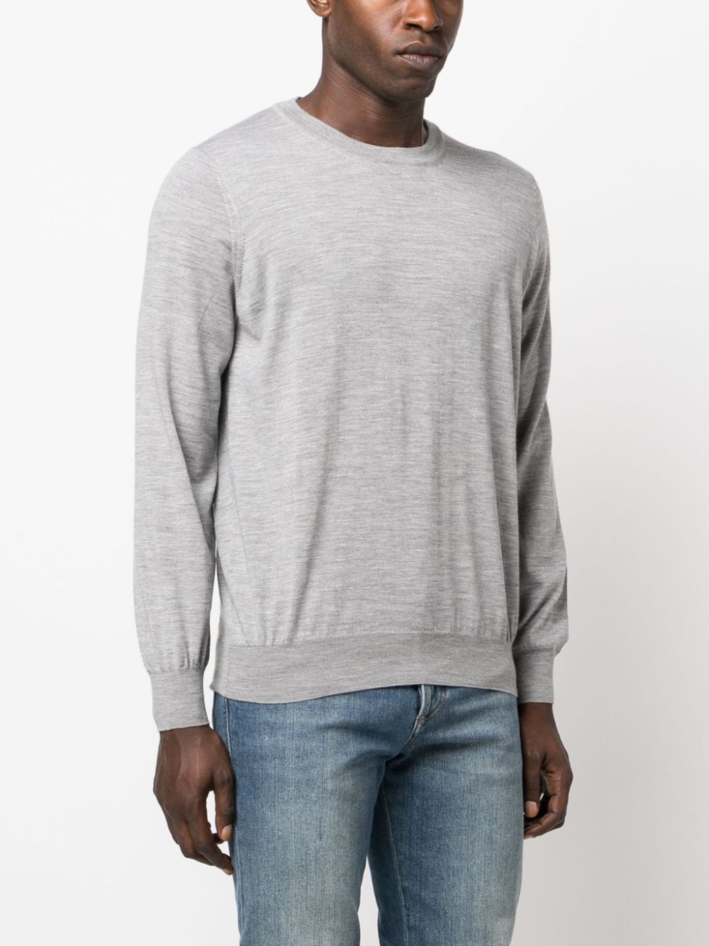 Wool crewneck sweater