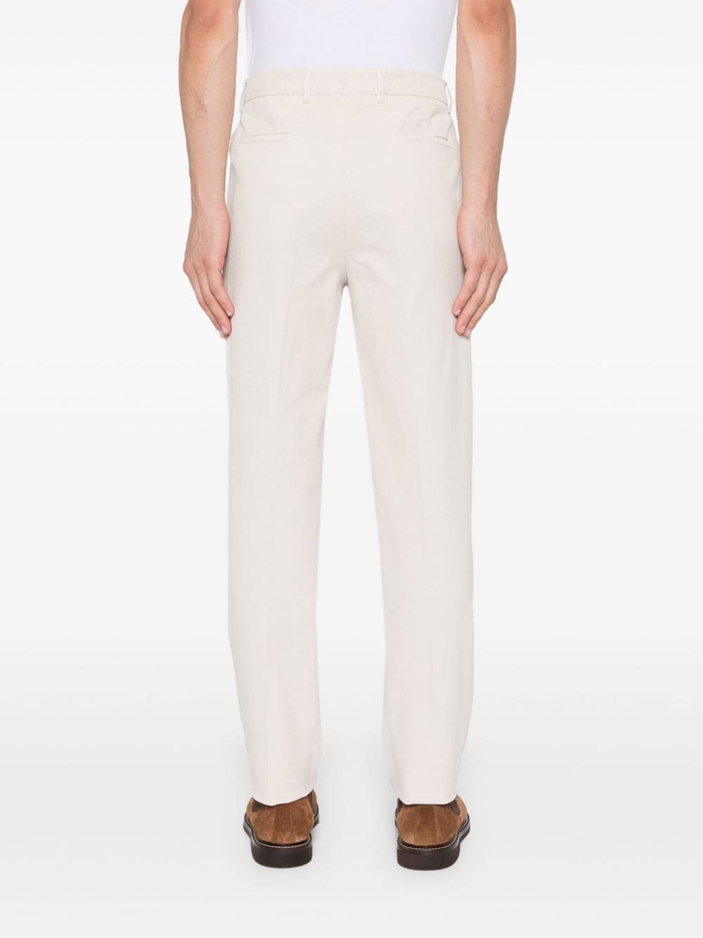 Cotton chino trousers