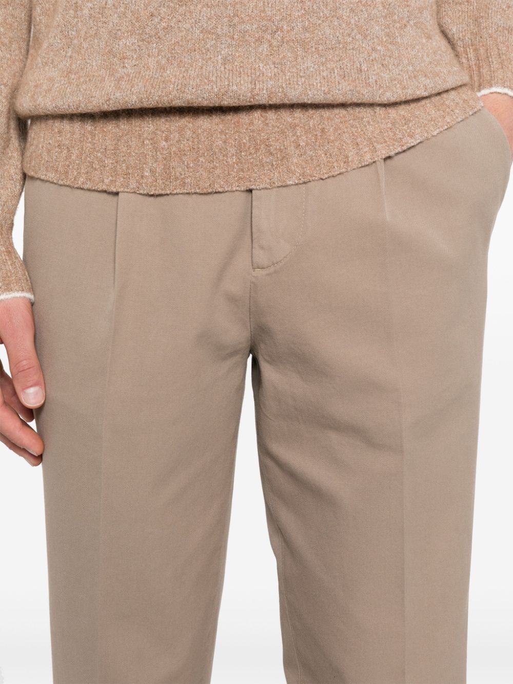 Cotton chino trousers