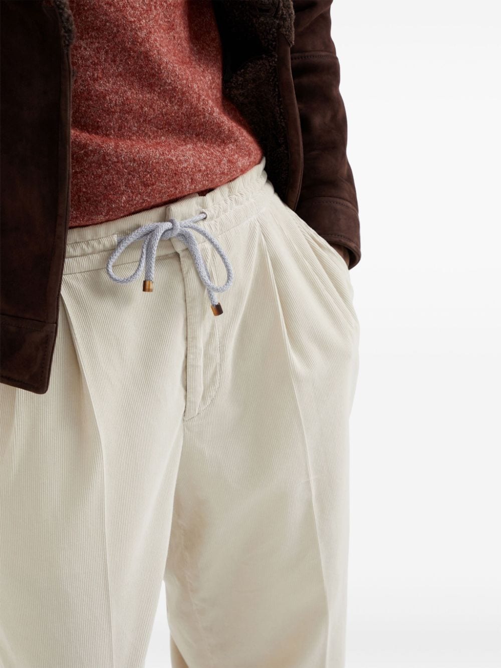 Corduroy cotton trousers