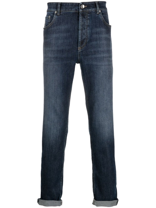 Denim cotton jeans