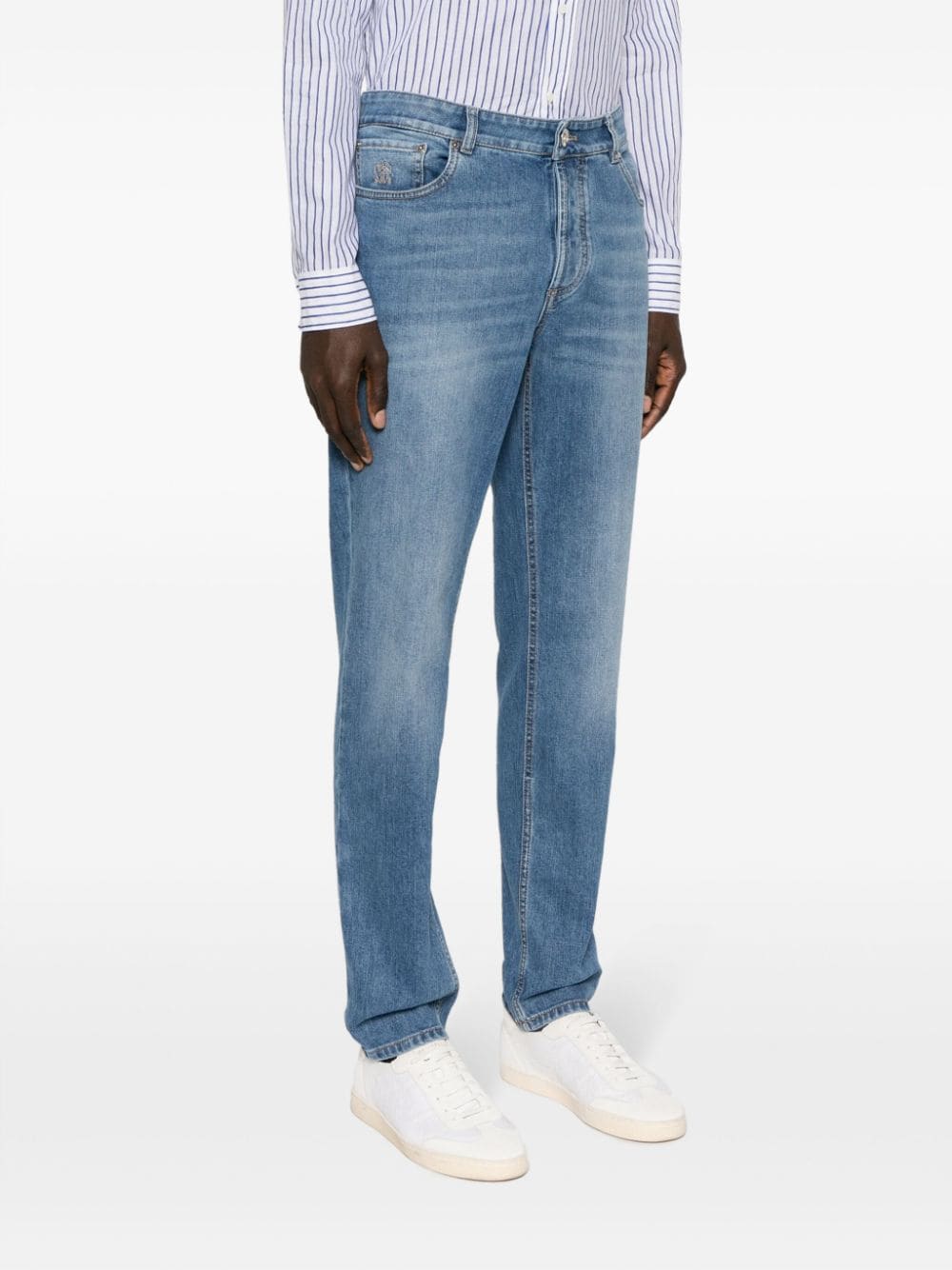 Denim cotton jeans