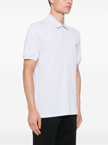 Logo cotton polo shirt