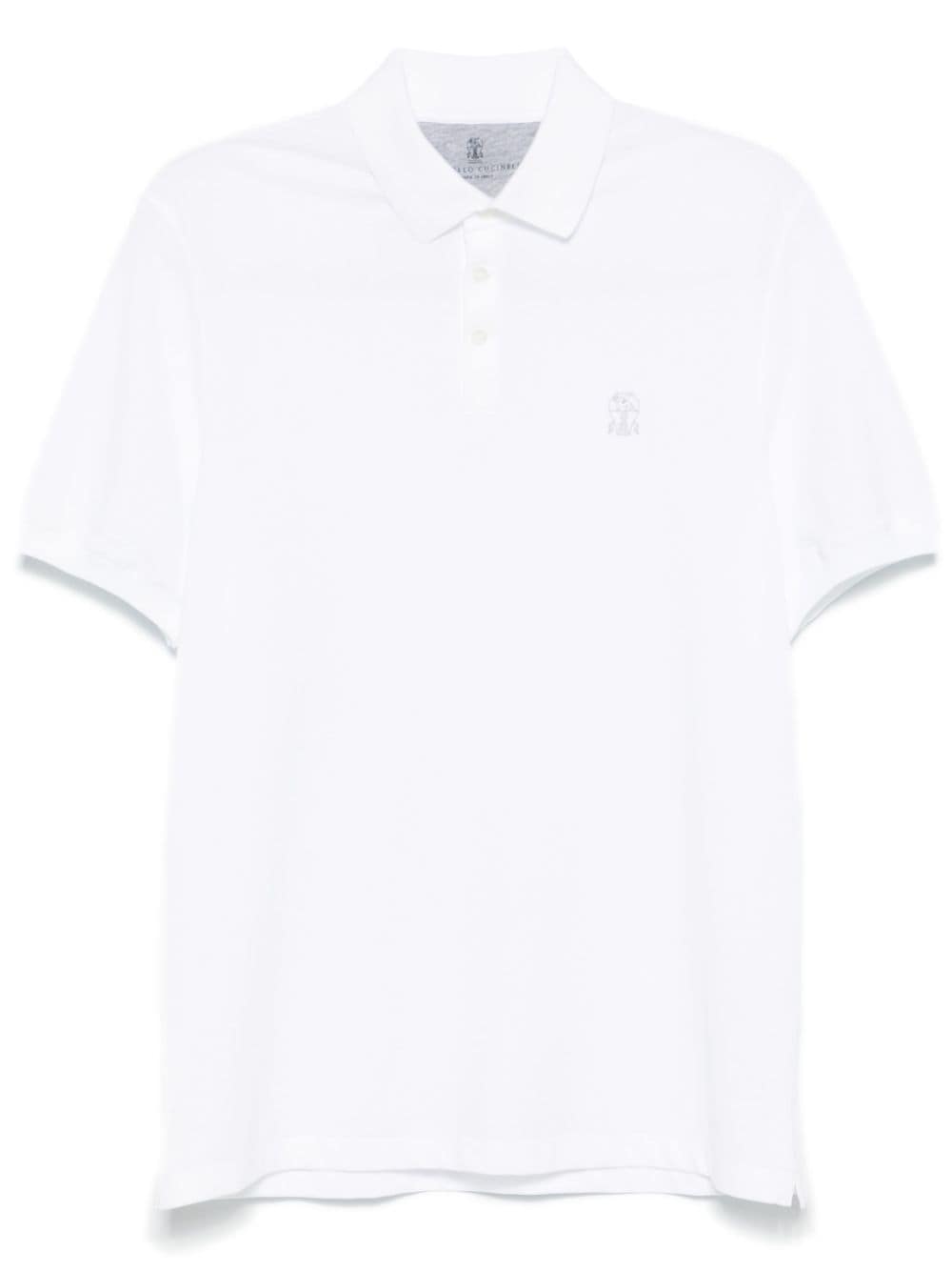 Logo cotton polo shirt