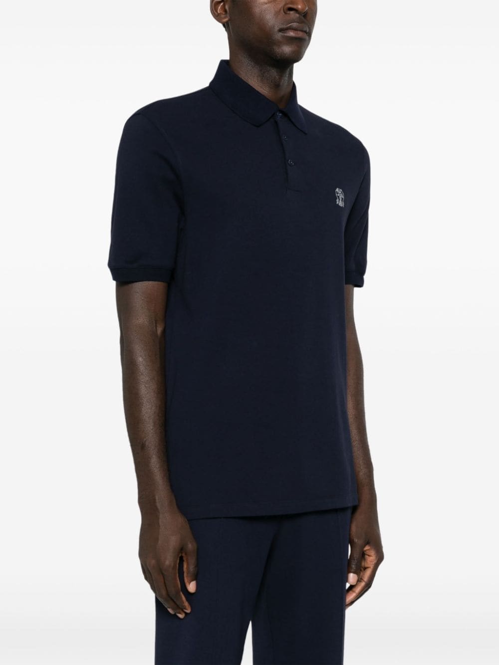 Logo cotton polo shirt