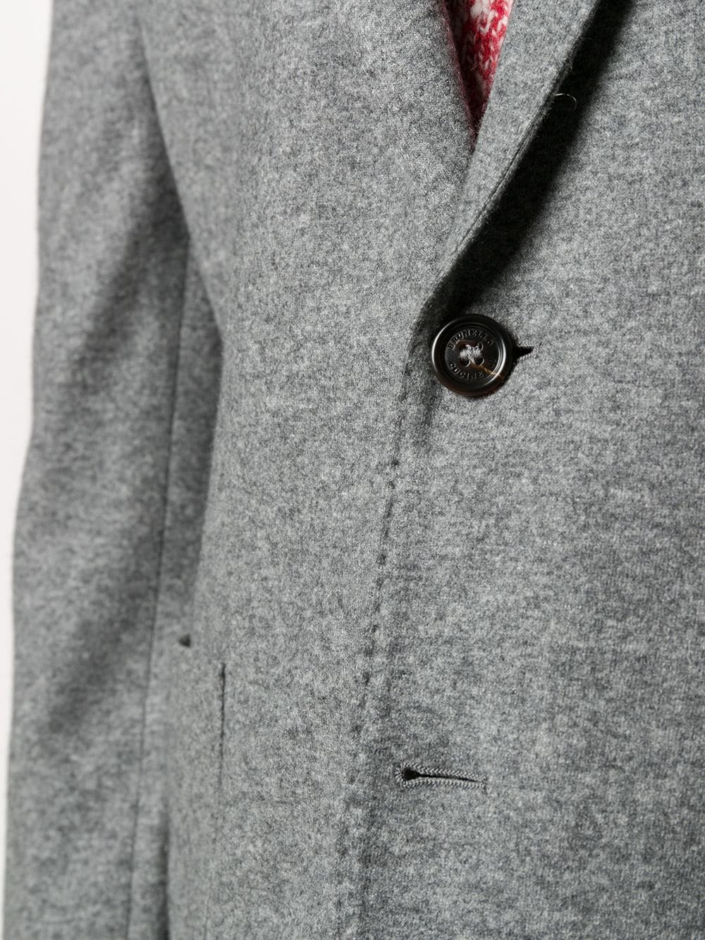 Wool single-breasted jacket