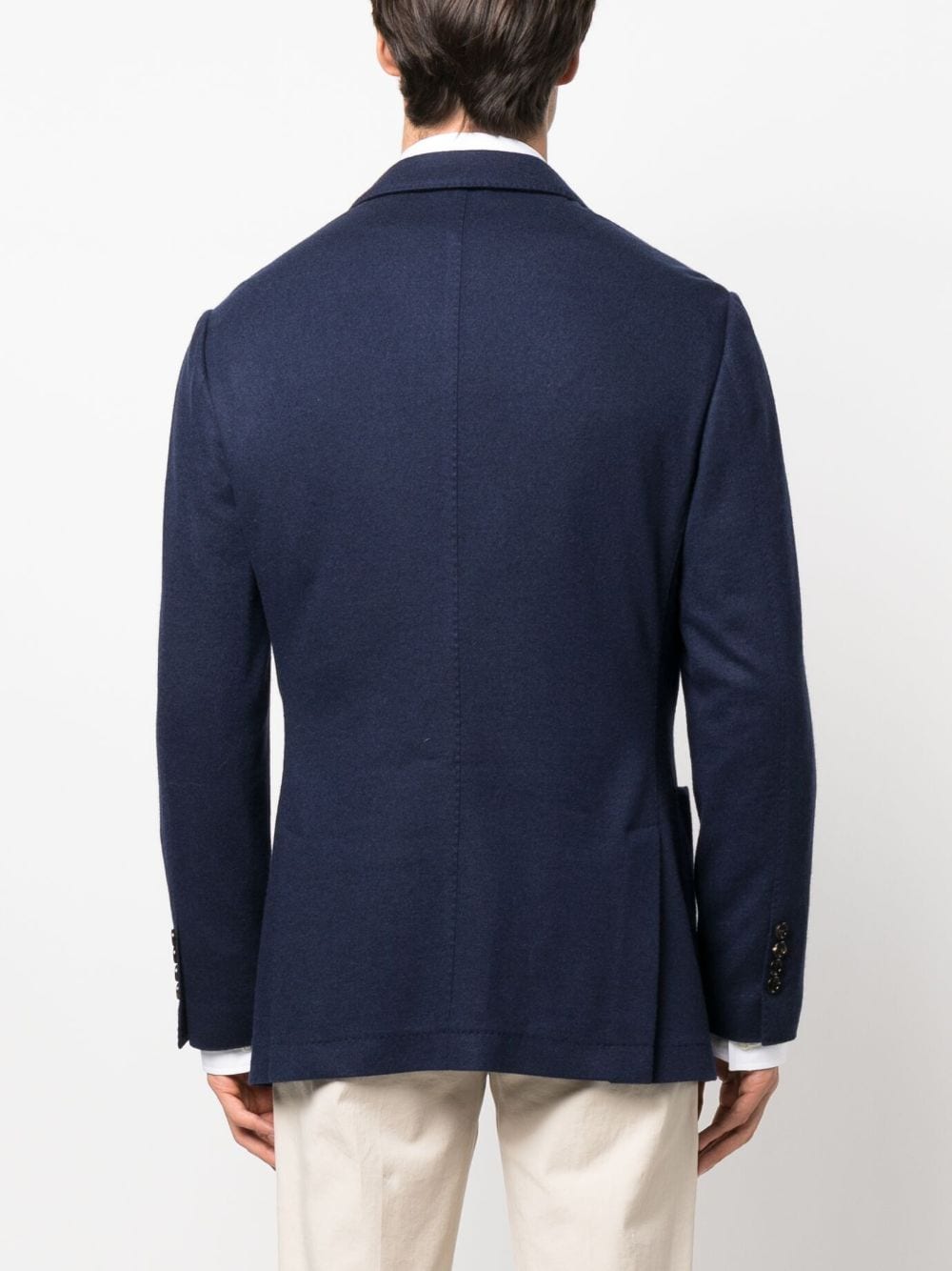 Wool single-breasted jacket