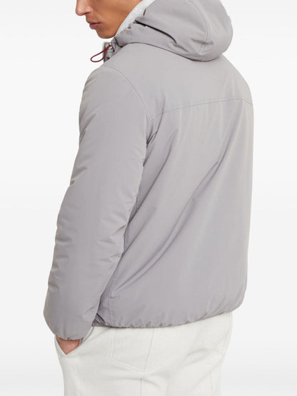 Nylon blouson jacket