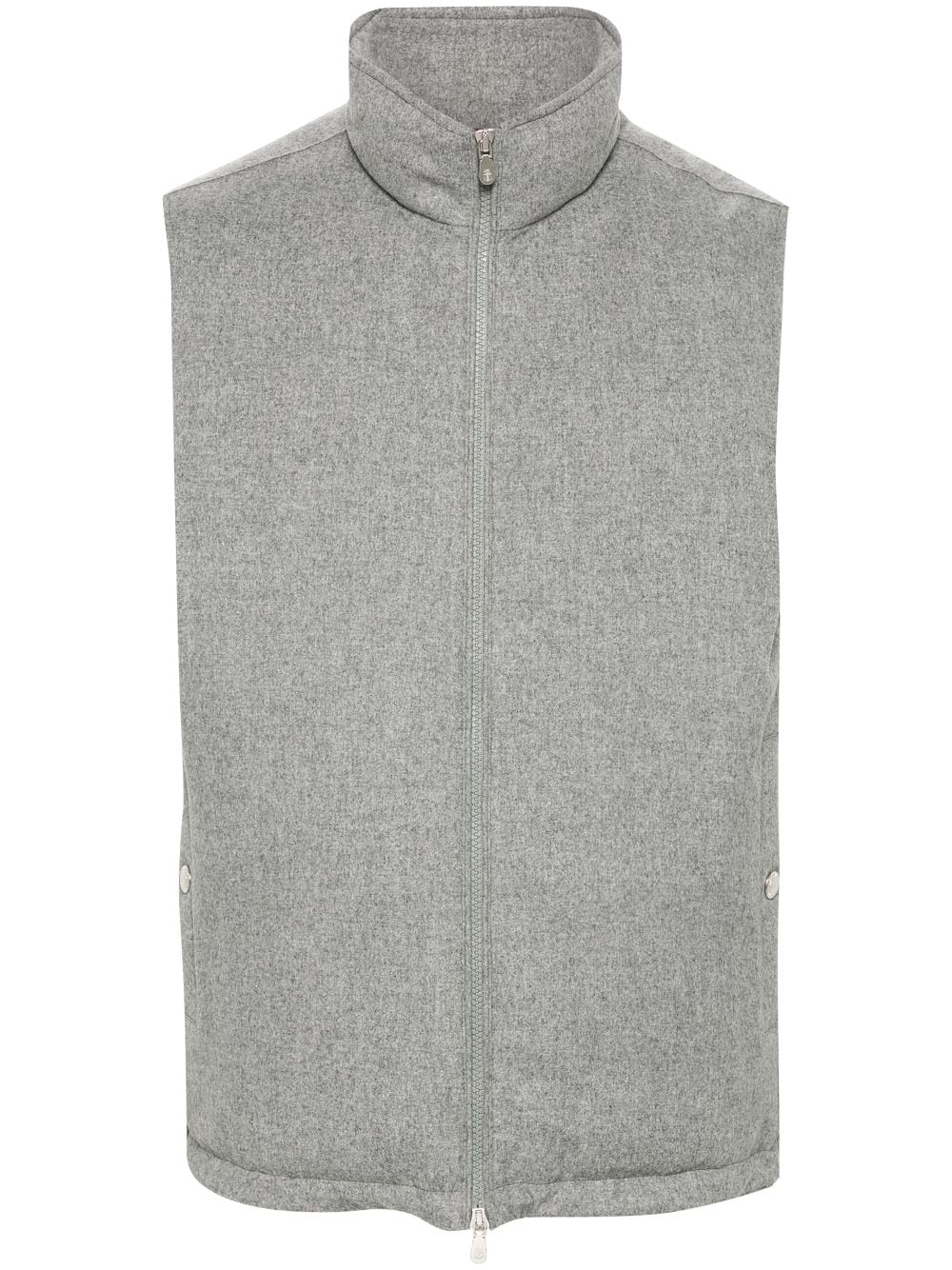 Wool down vest