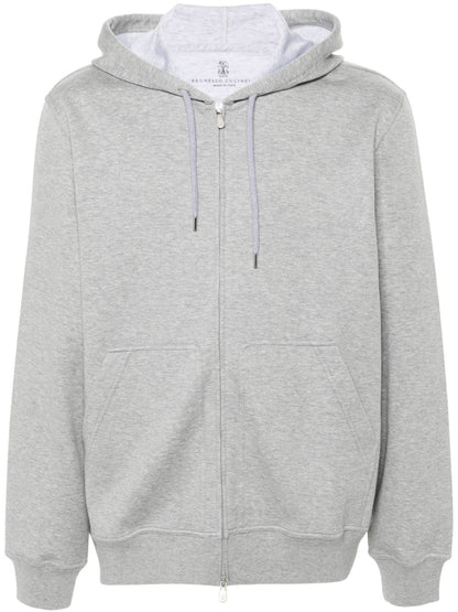 Cotton blend hoodie