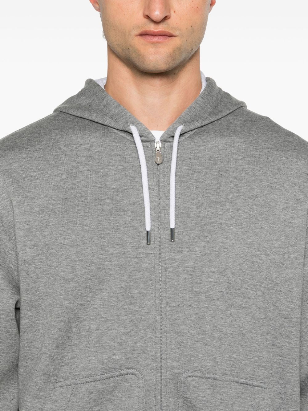 Cotton blend hoodie