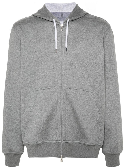 Cotton blend hoodie