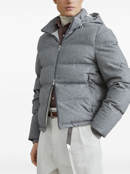 Wool down jacket