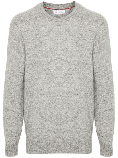 Wool crewneck sweater