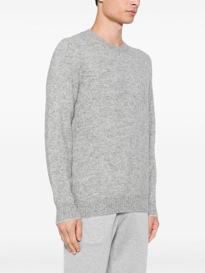 Wool crewneck sweater