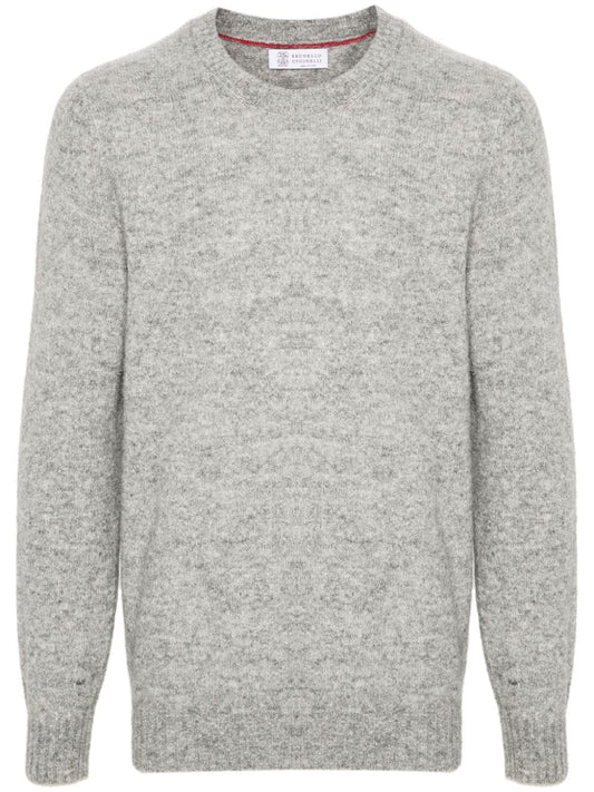 Wool crewneck sweater