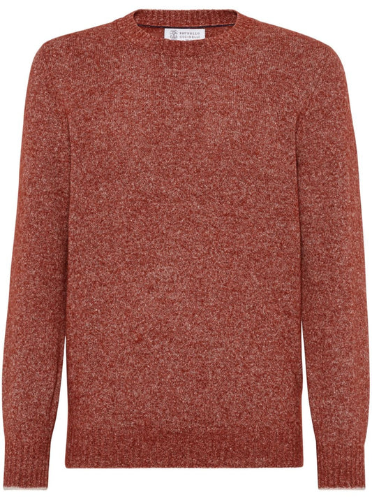 Wool crewneck sweater