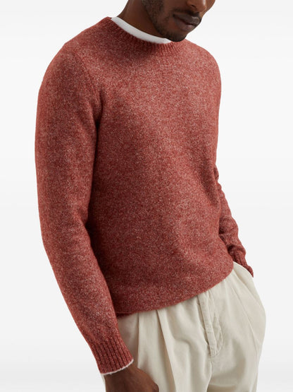 Wool crewneck sweater