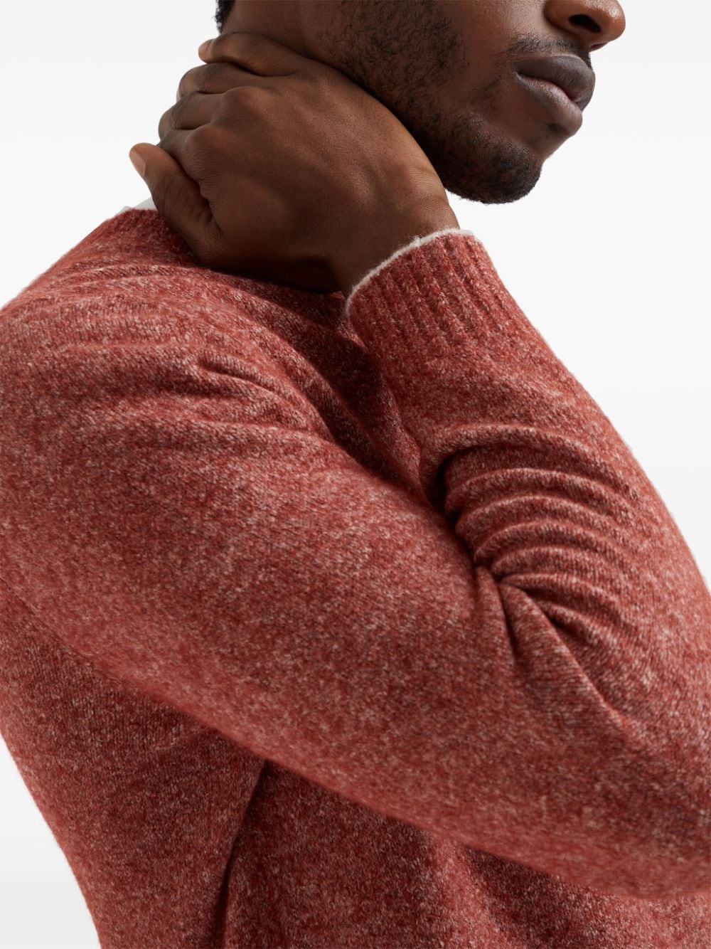 Wool crewneck sweater