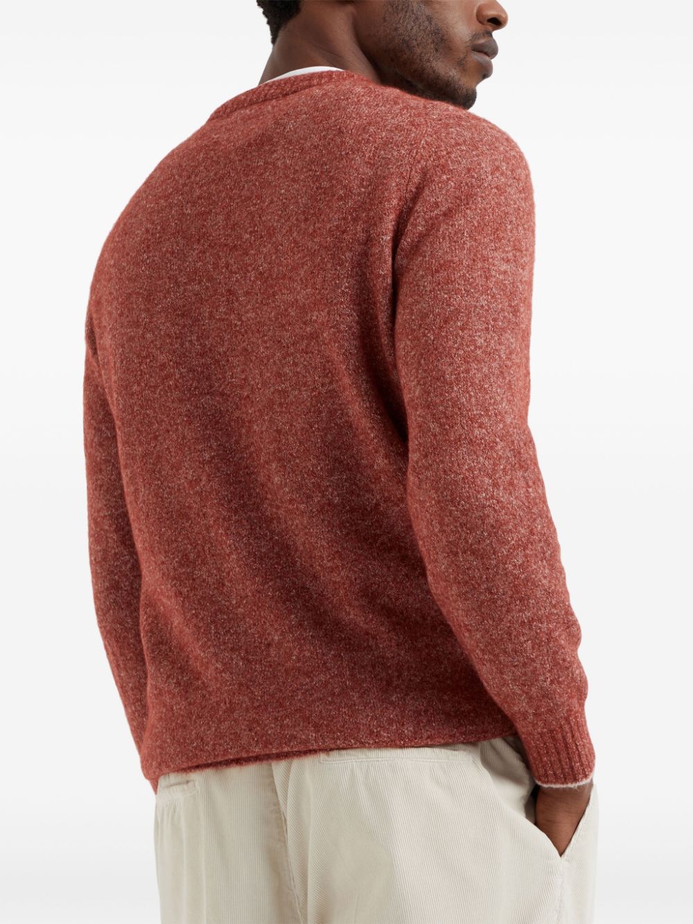 Wool crewneck sweater