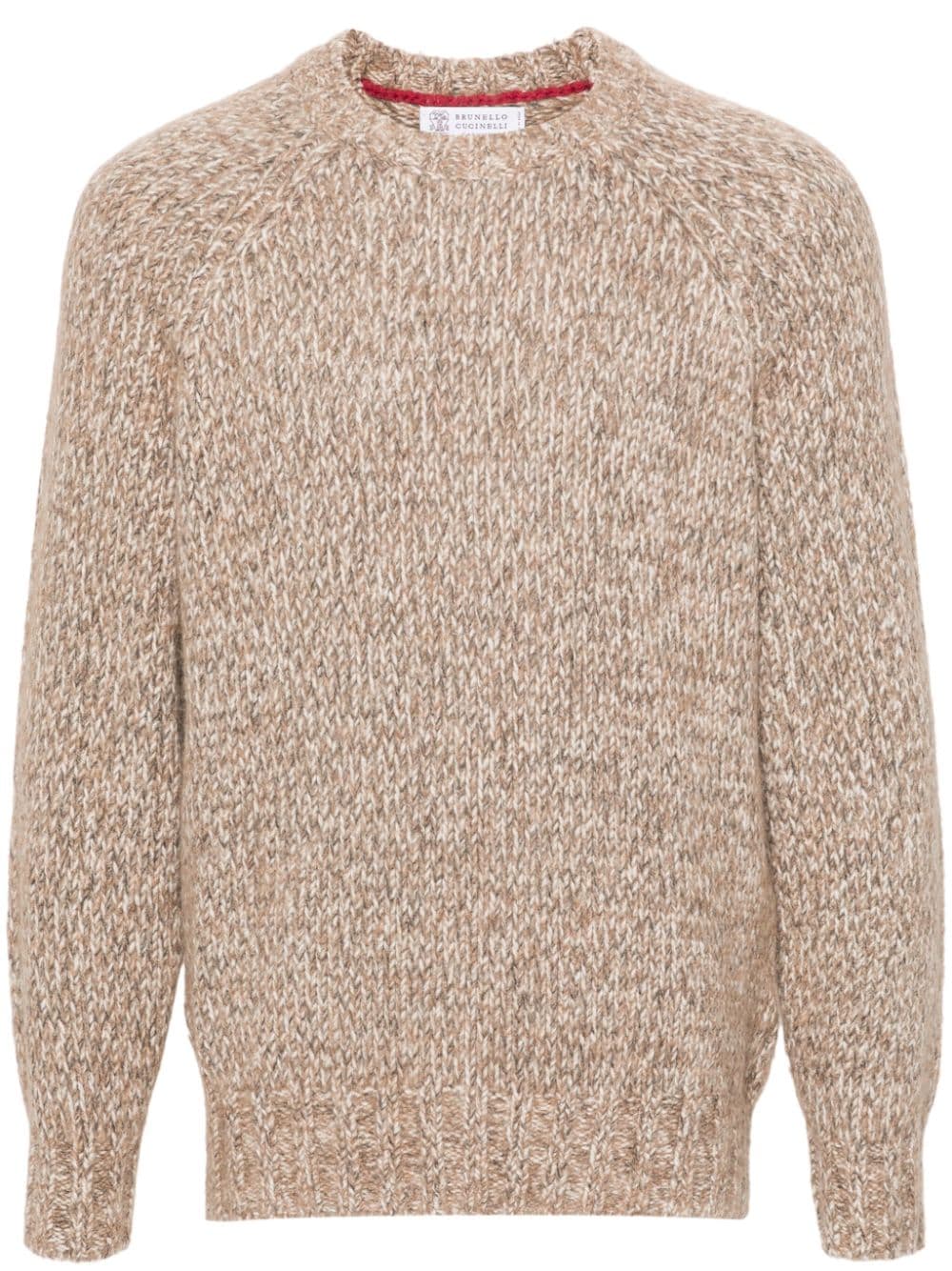 Wool crewneck jumper