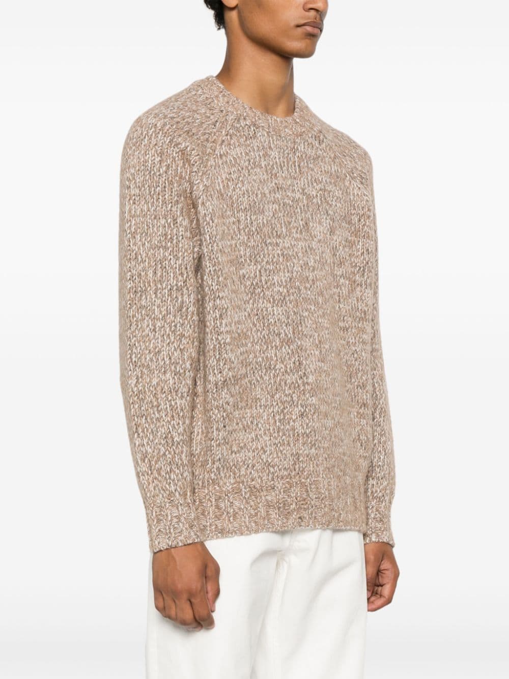 Wool crewneck jumper