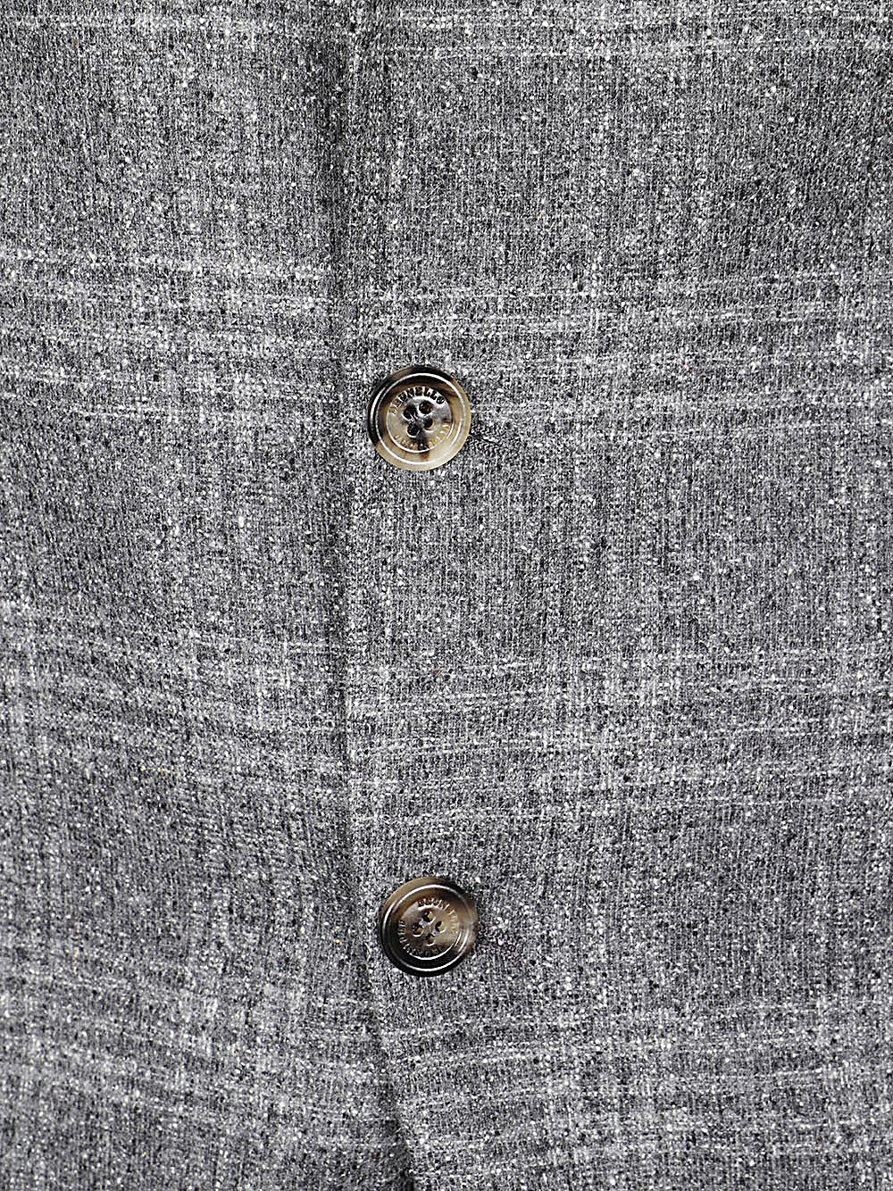 Wool and silk blend single-breasted suit