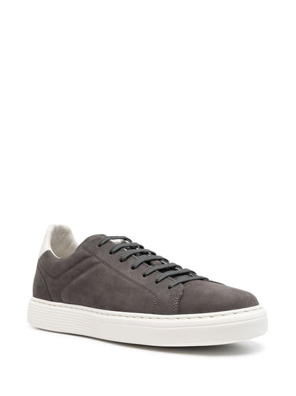 Suede leather sneakers