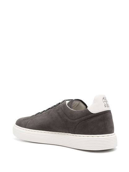 Suede leather sneakers