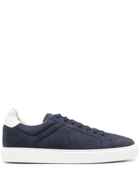 Suede leather sneakers