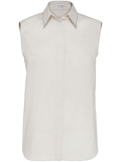 Cotton sleeveless shirt