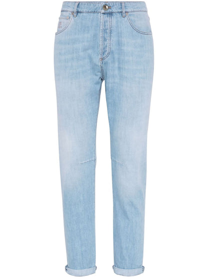 Leisure fit light denim