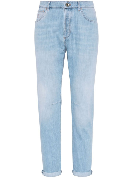 Leisure fit light denim