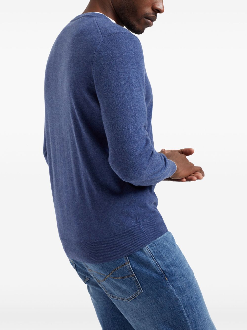 Cashmere crewneck sweater