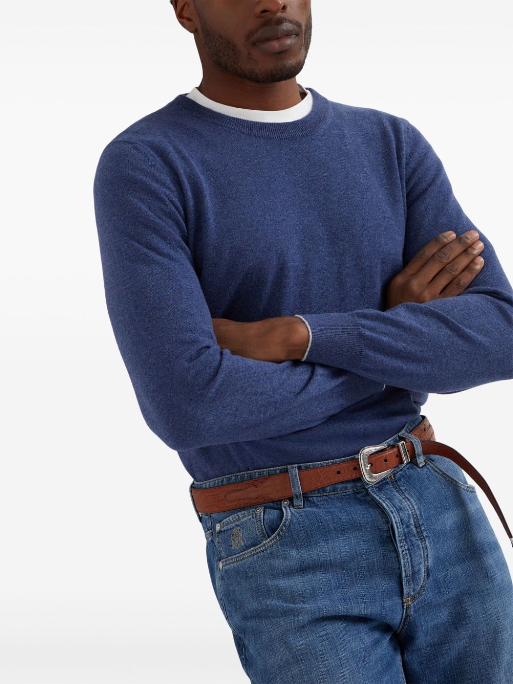 Cashmere crewneck sweater