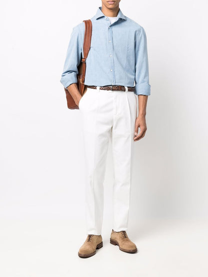 Cotton chino trousers