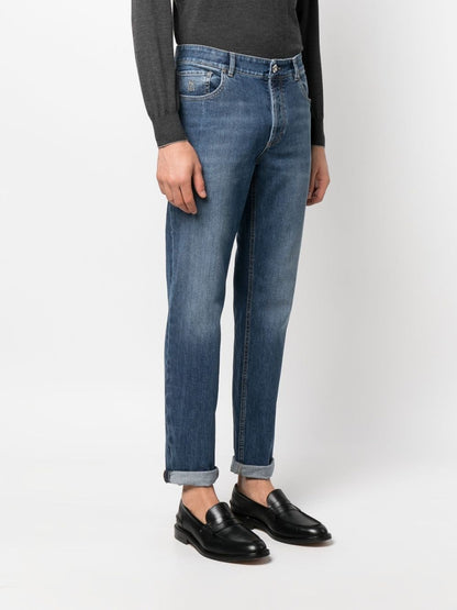 Denim cotton jeans