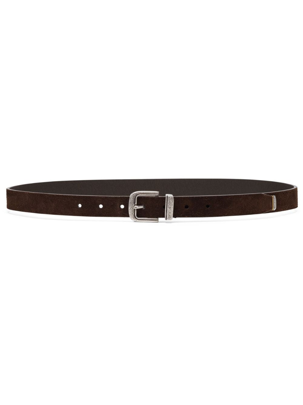 Reversed leather belt