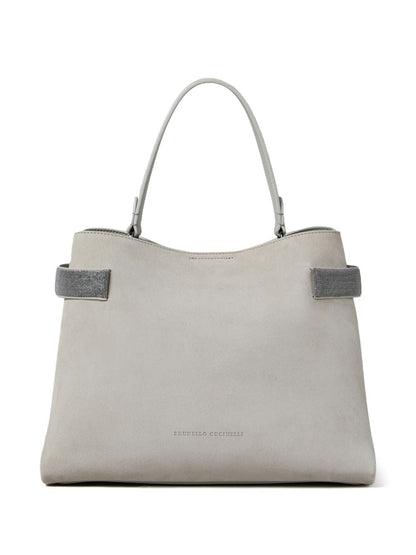 Suede essence handbag