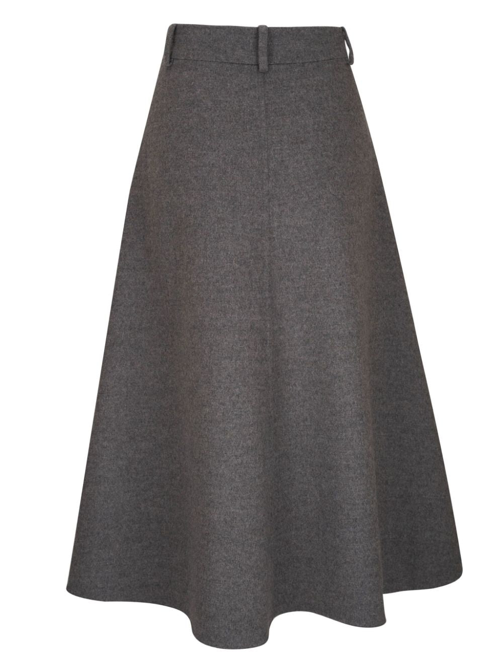 Virgin wool flute skirt